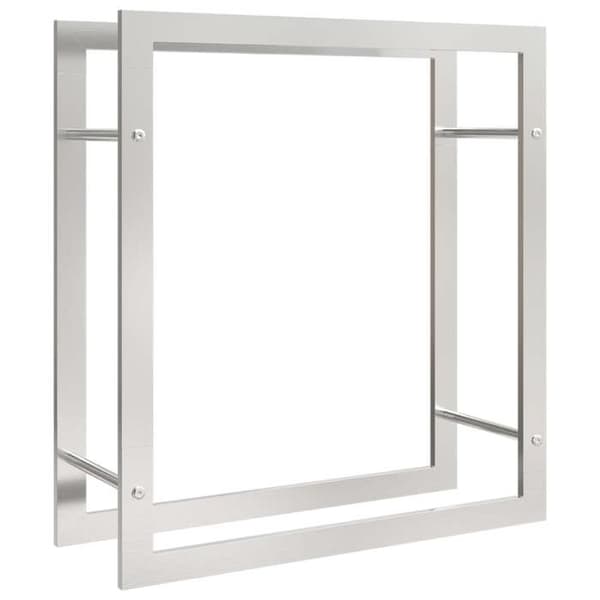 vidaXL Vedställ 80x28x86 cm Rostfritt stål 357862