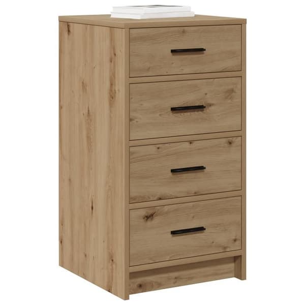 Buffé i hantverksoak 40x41x75 cm Ingenjörsträ