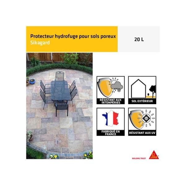 SIKA Vattenavvisande - Sikagard-212 Satine Golvskydd - 20L
