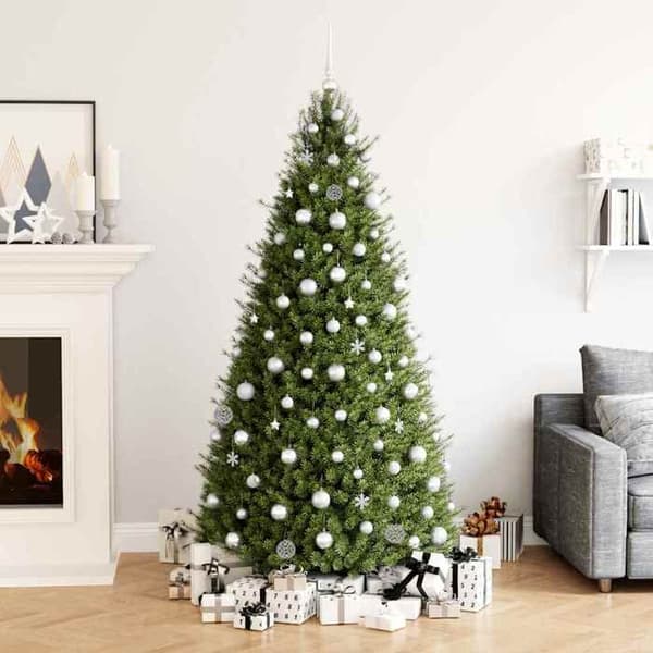 vidaXL julgranskula set 111 delar silver polystyren 356111