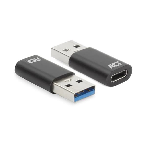 USB-adapter - ACT - AC7376 - USB A till USB C - USB 3.2 Gen1 - 5 Gbps