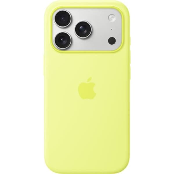 APPLE iPhone 17 Pro - Silikonfodral med MagSafe - Neon Gul