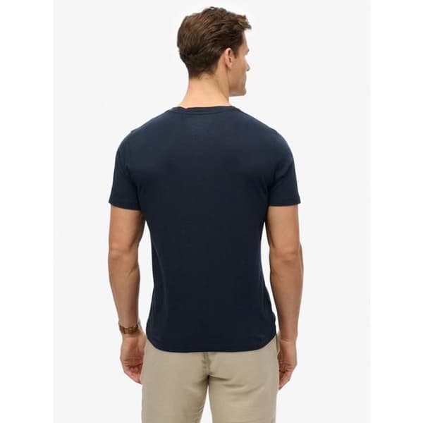 T-shirt med kort ärm Classic essential tee eclipse navy - Superdry