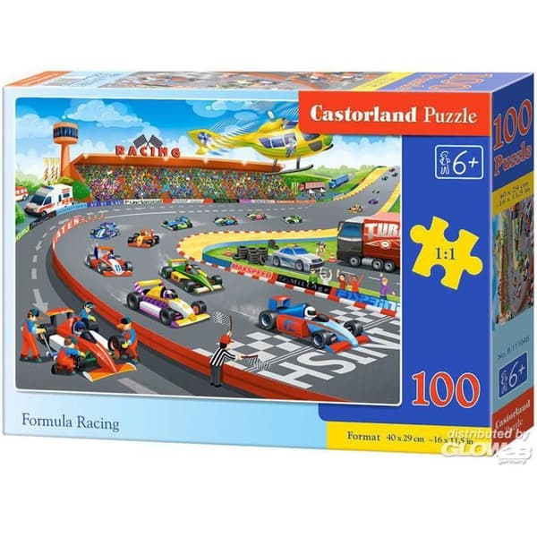 Pussel 100 bitar: Formel 1-lopp