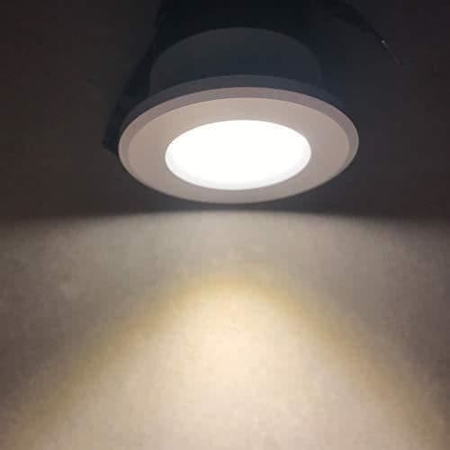 Mini LED-spots - Yangtek - 3 W - Varma vit - Pack med 4 - Inbyggda för inomhusbruk