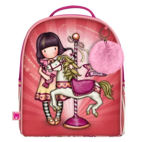 Cartable - Gorjuss - Carousel Mini - Saumon - 20x22x10 cm - Ergonomiskt vaddering