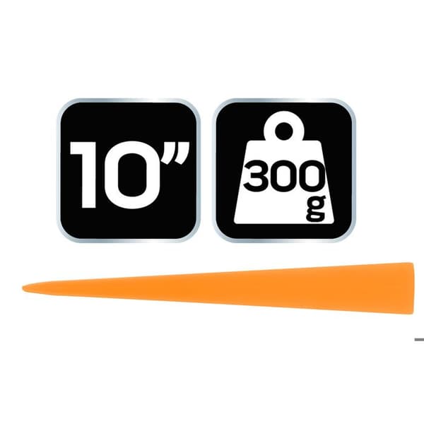 Plastikhängare 10"