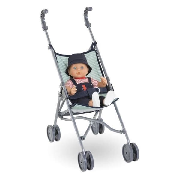 Barnvagn - COROLLE - Salvia - Lätt - Fällbar - För dockor 36/52 cm