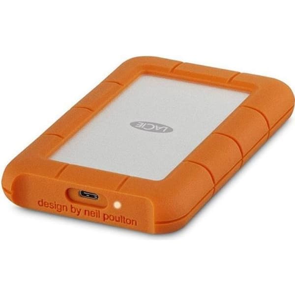 LACIE Rugged USB-C extern hårddisk - 4 TB - Grå