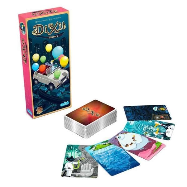 Kortspelet - ASMODEE - Dixit Mirrors - Expansion 84 bokstäver - 30 min - Mixad