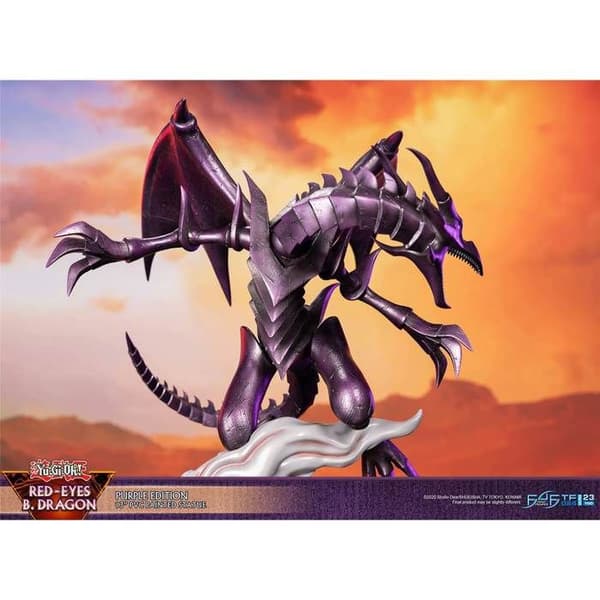 Figur Figurine First 4 Figures Yu-Gi-Oh! Red-Eyes Dragon - violet