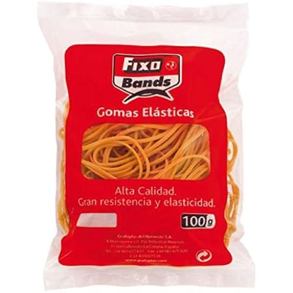 Elastiska - FIXO - 45240 - Multikolörer - 1,5 mm - Paket med 100 g