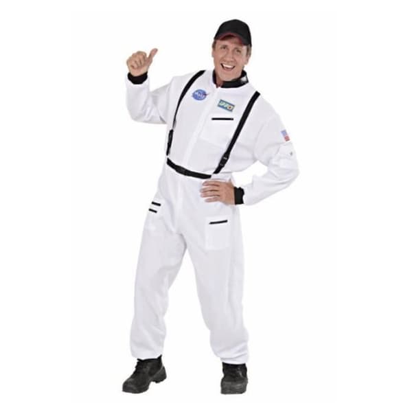 Vit astronautdräkt-M