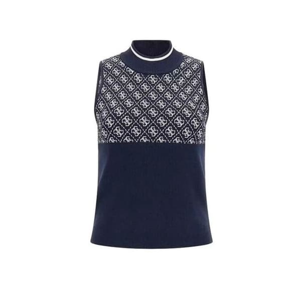 Pull Guess Femme Signature Noir Synthétique