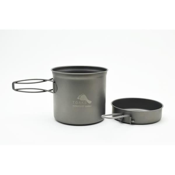 Toaks Titanium 1100ml Pan - Multifunktionellt lock