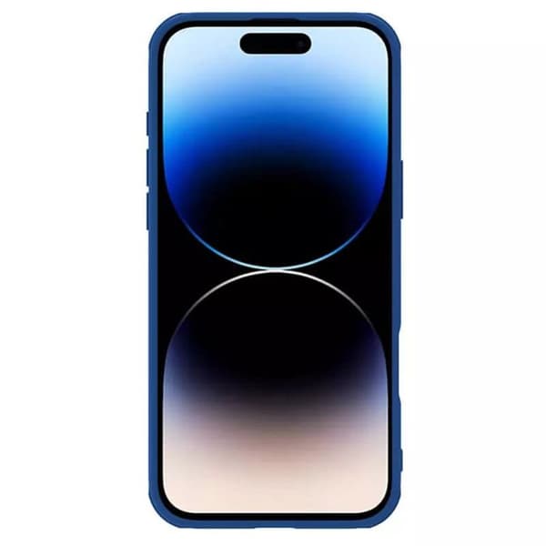 Telefonfodral - NILLKIN - CamShield Pro - iPhone 16 Pro Max - Blå - Förstärkt skydd