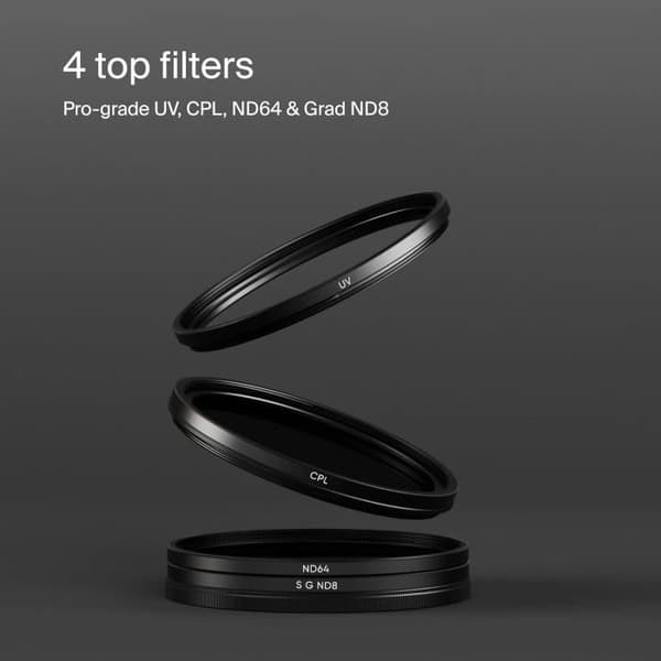Filter kit - Urth - 46 mm - UV, CPL, ND64, ND8 - Naturfotografi - SCHOTT glas