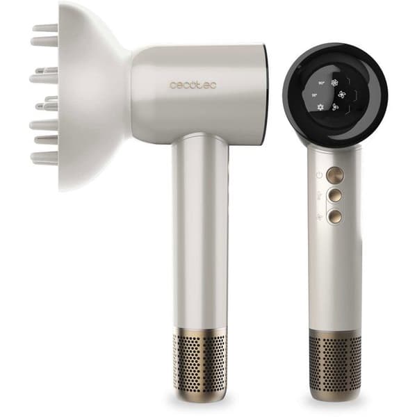 Hårfön - CECOTEC - DryGlam Waves Champagne - 1600 W