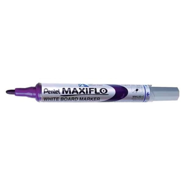 Marqueur för whiteboard - PENTEL - MAXIFLO MWL5S - Lila - Fin spets - 2mm