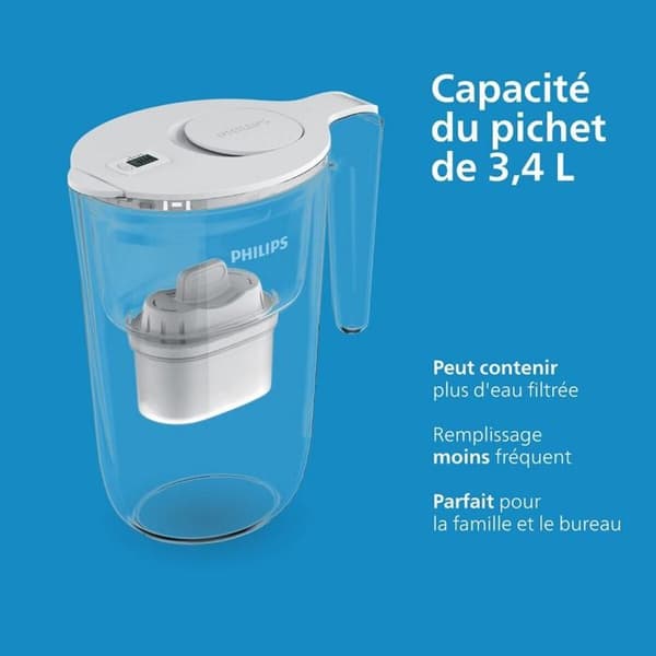 Bouilloire med filter AWP2953WHT, 3,4l, 3x Micro X-Clean-filter