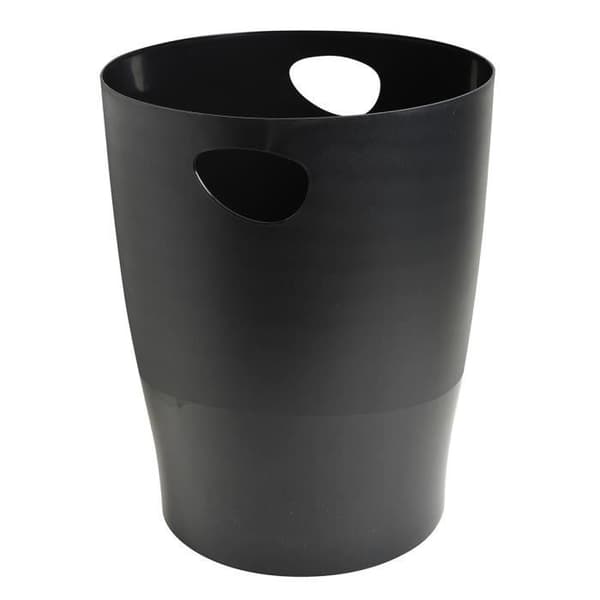 EXACOMPTA Bin - 26 x 26 x 33,5 mm - Opak Polypropylene Punchy Black
