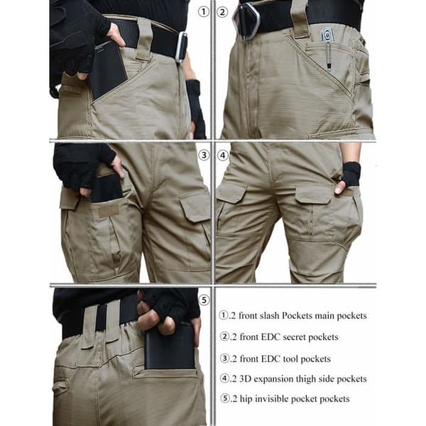 Zuoxiangru Grön byxa 60% bomull / 40% polyester - slitstark och lättskött