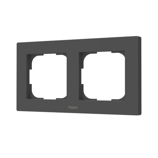 Ram för strömbrytare H2 EU (2-block) - Aqara - vit