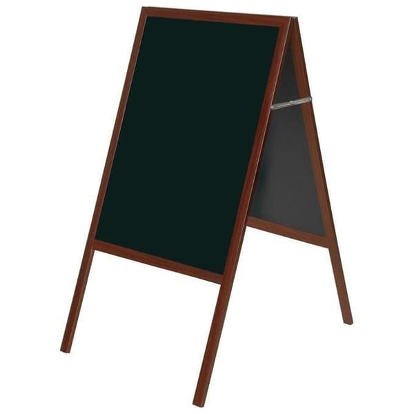 Bi-Office Sidewalk Easel Board 1200 x 600 mm Svart