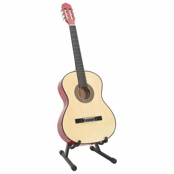 vidaXL klassisk gitarr för nybörjare 4/4 39" basträ