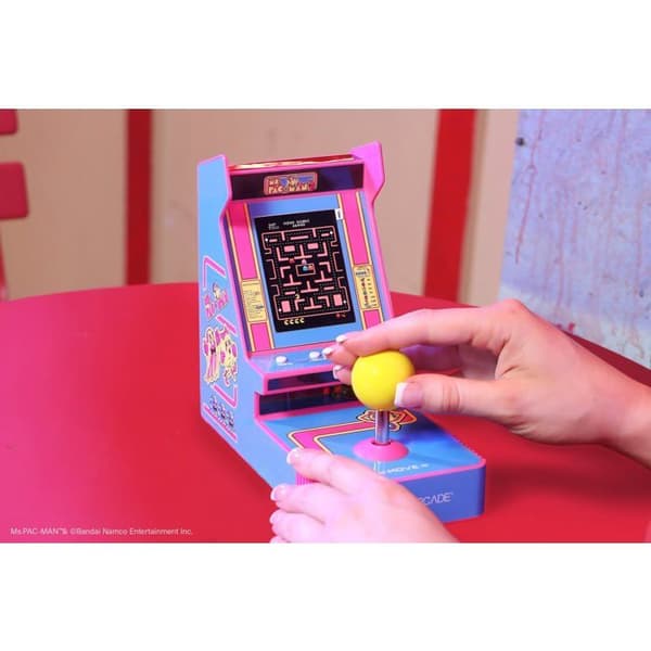 Min Arcade - Joystick Spelare Bärbar Ms. Pac-Man