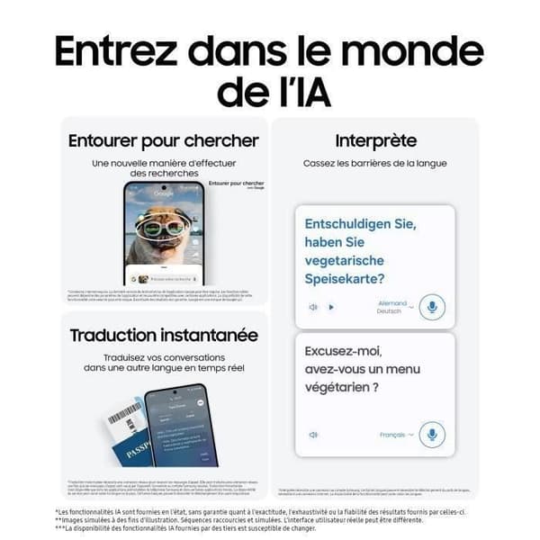 Samsung Galaxy S24 FE Smartphone 256 GB grafit