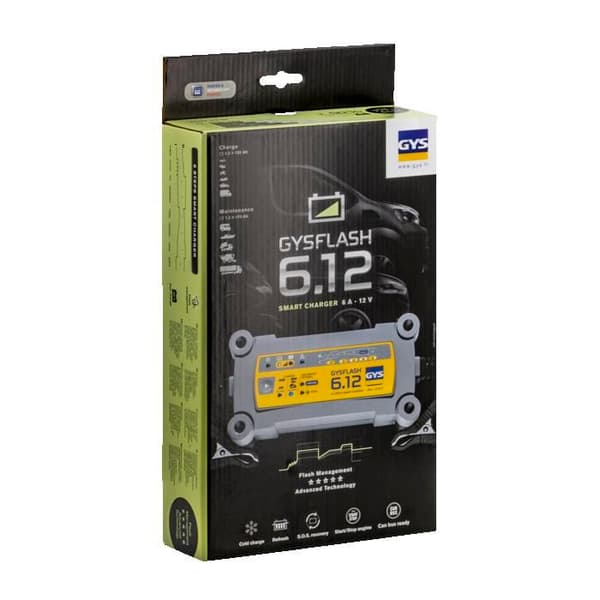 Batteriladdare - GYS - GYSFLASH 6.12 - 12 V - Universal - IP65