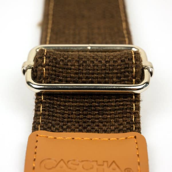 Cascha HH 2201 ukuleleband i brunt bomull