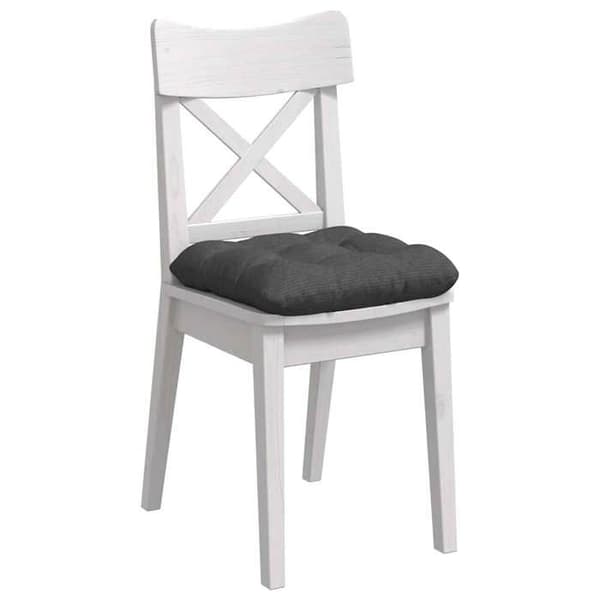 vidaXL Sittkuddar 4 st Mörkgrå 45 x 45 cm 42015139