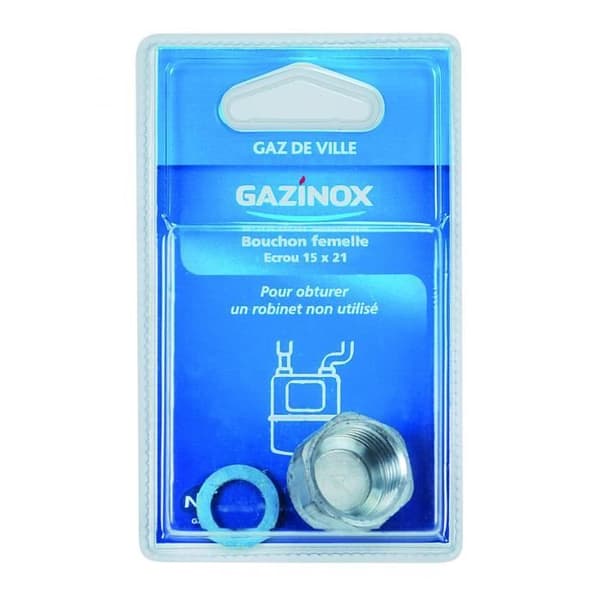 Gasrör Gazinox TAP CAP 801008GN