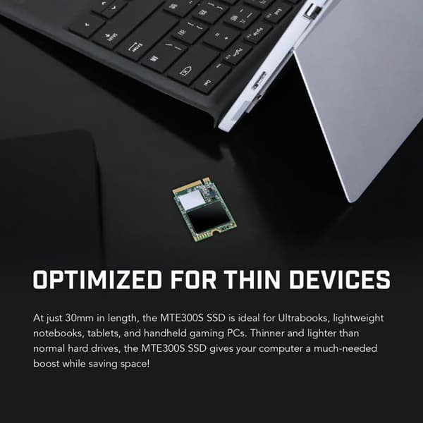 Intern SSD - TRANSCEND - MTE300S - 512 Go - M.2 2230 NVMe - Flash NAND 3D