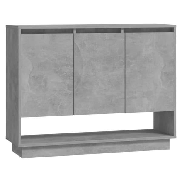 vidaXL Buffé Grå betong 97x31x75 cm Agglomerat