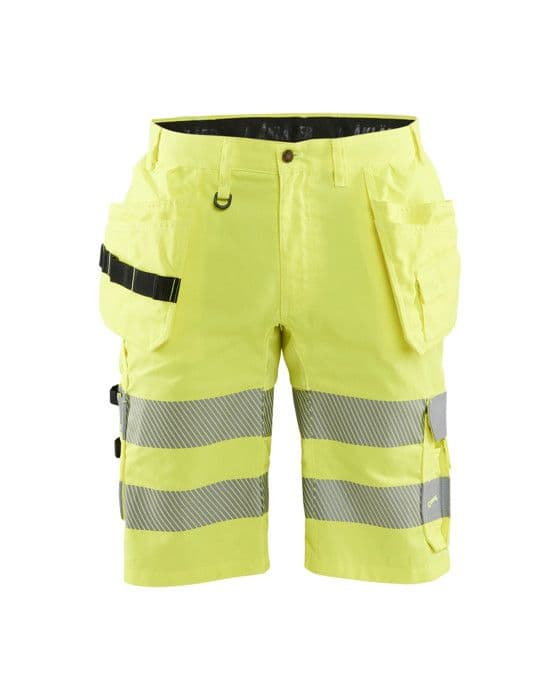 Blaklader Stretchshorts med hög synlighet - 3300 Fluorescerande gul