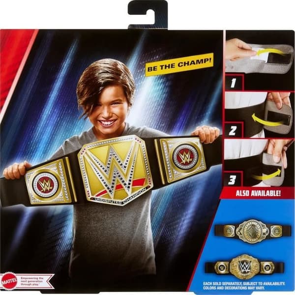 Bälte - WWE - Universellt mästerskapsbälte - Imiterat läder - 92 cm - För barn