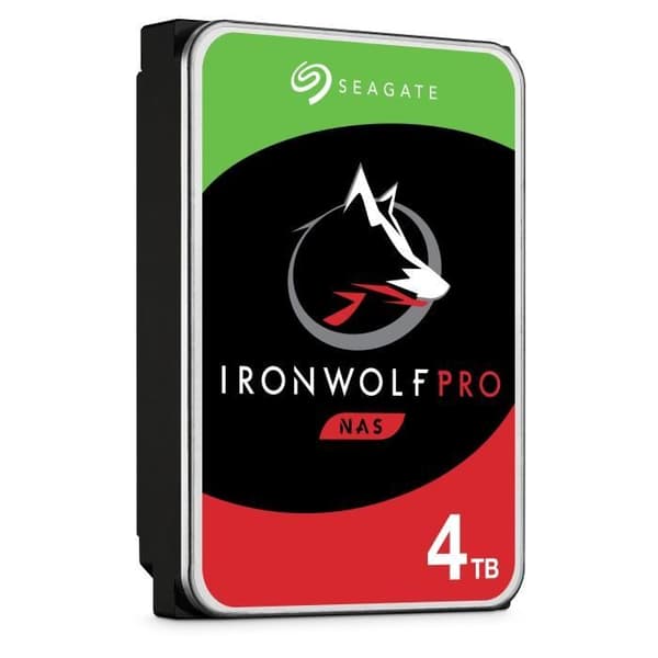 SEAGATE TECHNOLOGY - IronWolf Pro - Intern hårddisk - 4TB - För IronWolf Pro NAS