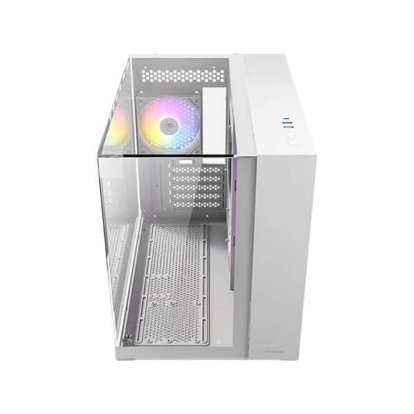 ANTEC CX600M TRIO Mini Tower Vit Transparent med ARGB-belysning