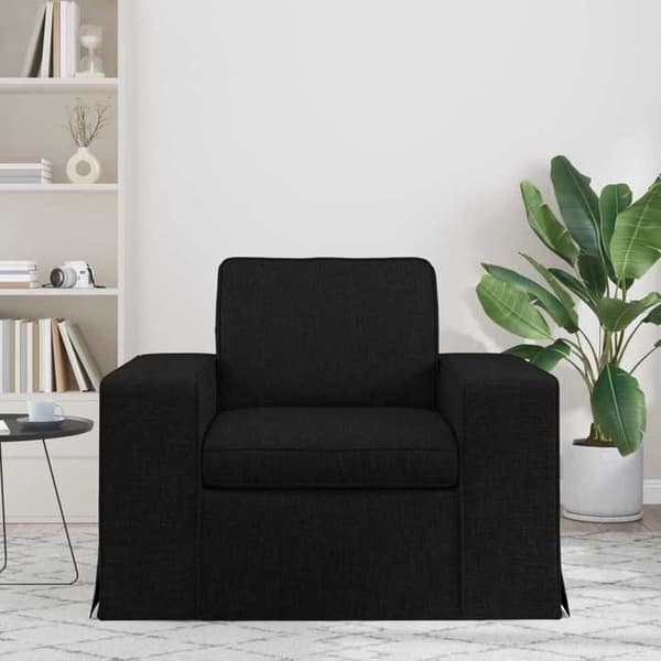 Soffa - VIDAXL - 102 x 80 x 82 cm - Svart - Metallstruktur - Modulär