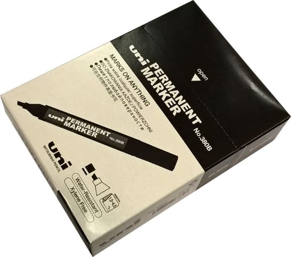 Permanent marker - UNI - Uni-320F - Röd - Oupphörlig - Rund spets