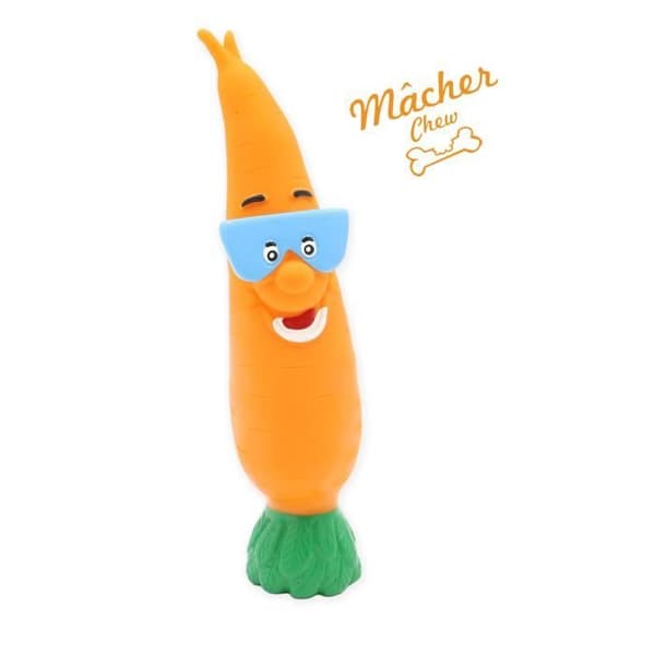 AIME Vinyl morotsleksak 24cm - För hundar