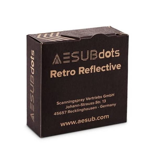 3D-markör - AESUB - AESUBdots - Vit - Ø 3 mm - Självhäftande