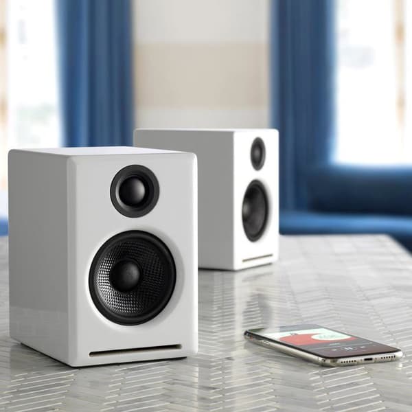Högtalare - Audioengine A2+BT - högtalarkolonner, vit