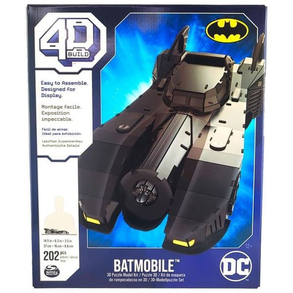4D-pussel Bygg Batman Batmobile 3D-bilmodell att montera