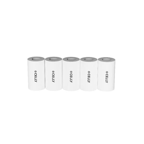 Termopapper - CELLY - för KIDSCAMPRINT - 35 mm - Pack 5 rullar - Svart och vit