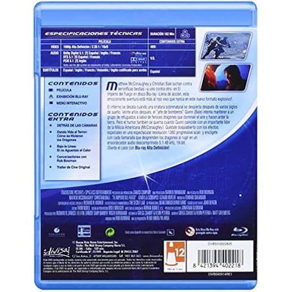 Blu-Ray - Eldens Imperium - Specialutgåva - Actionfilm - Franska undertexter