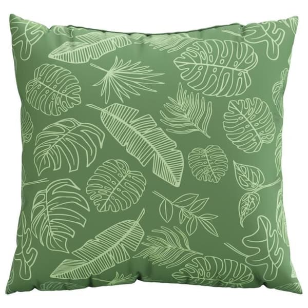 Kuddar 4 st Bladmotiv 60x60 cm Tyg